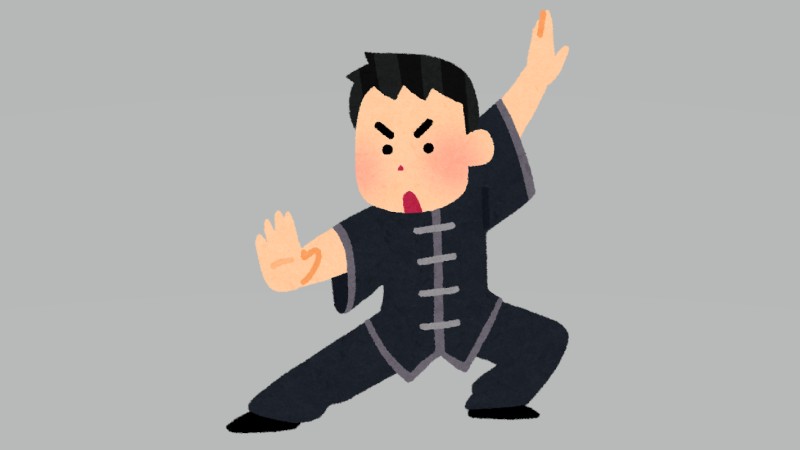 動きが完全に武術映画…