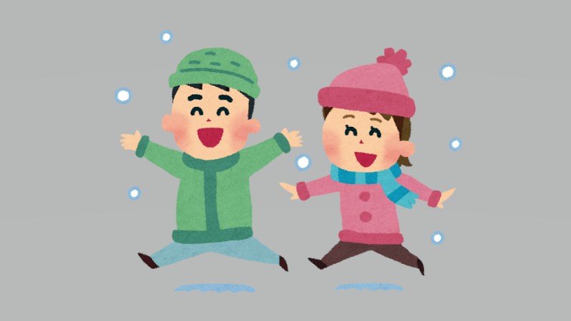 雪の日のお散歩